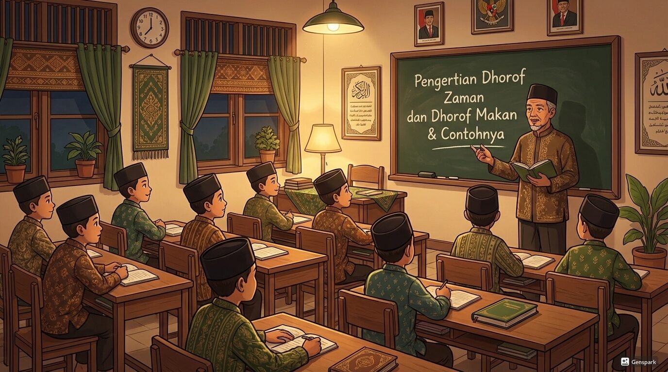 Pengertian Dhorof Zaman dan Dhorof Makan & Contohnya