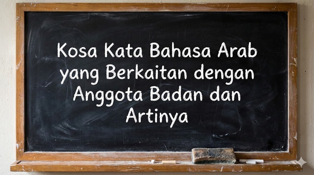 Kosa Kata Bahasa Arab yang Berkaitan dengan Anggota Badan dan Artinya