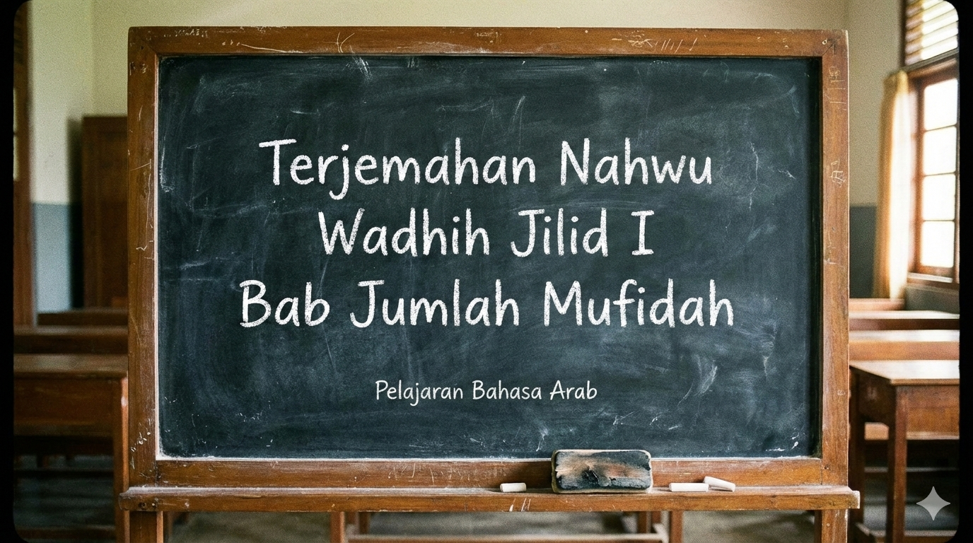 Terjemahan Nahwu Wadhih Jilid I Bab Jumlah Mufidah