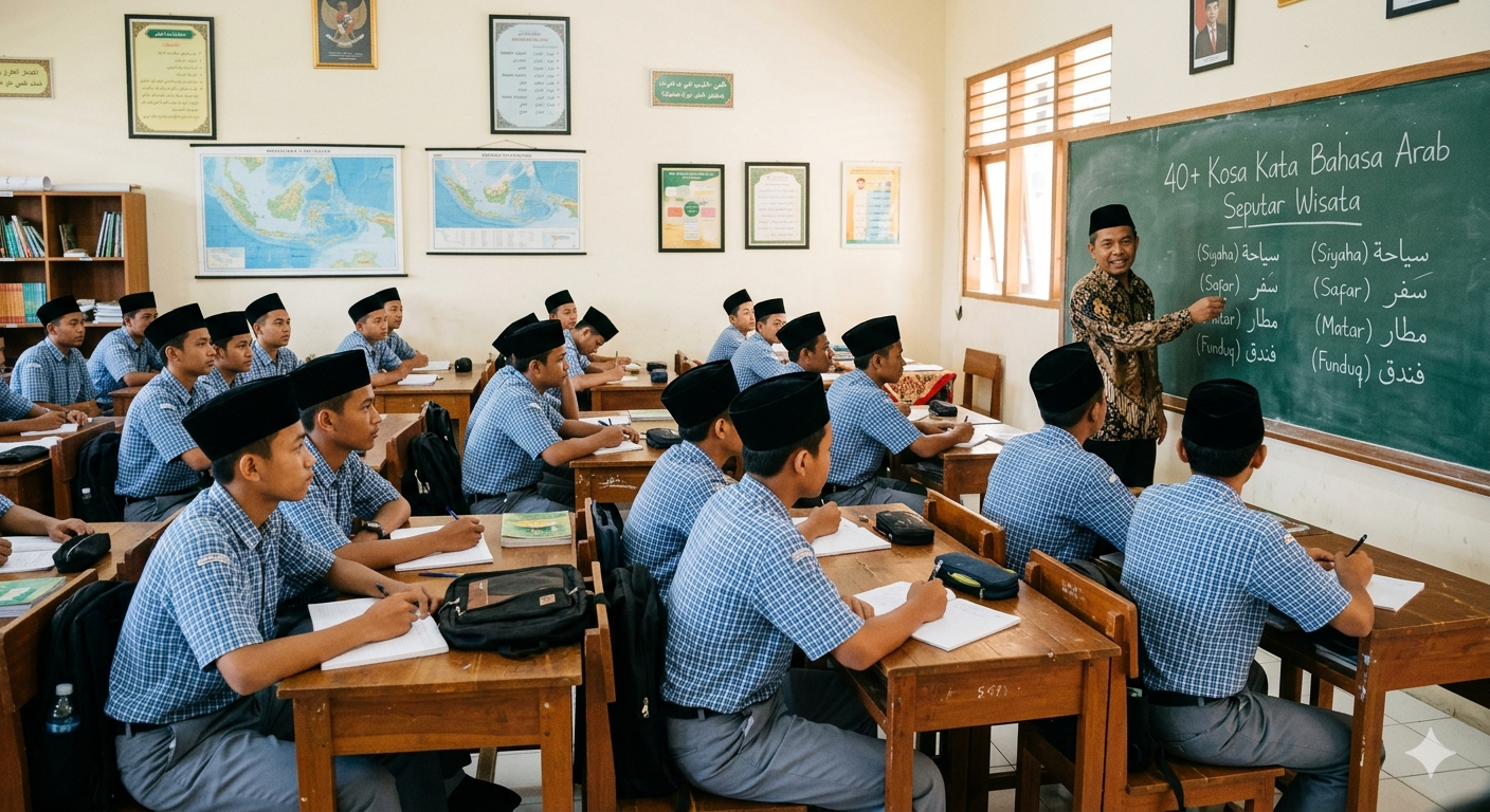 40+ Kosa Kata Bahasa Arab Seputar Wisata