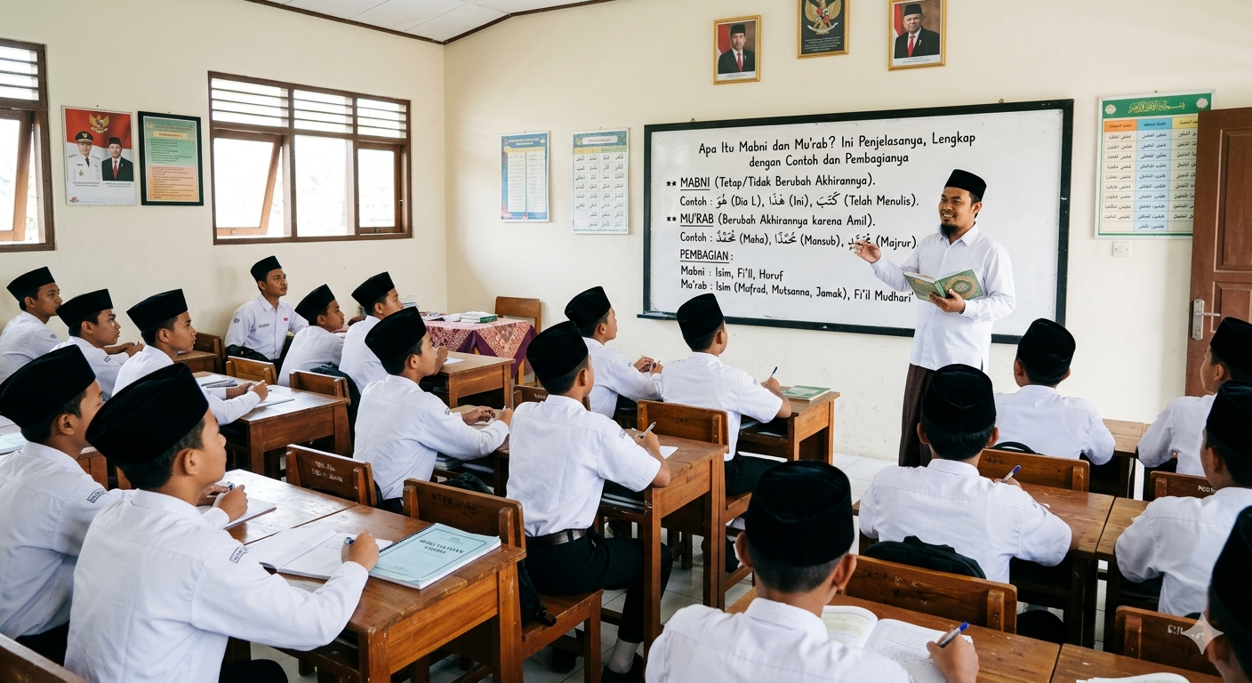Apa Itu Mabni dan Mu’rab Ini Penjelasanya, Lengkap dengan Contoh dan Pembagianya