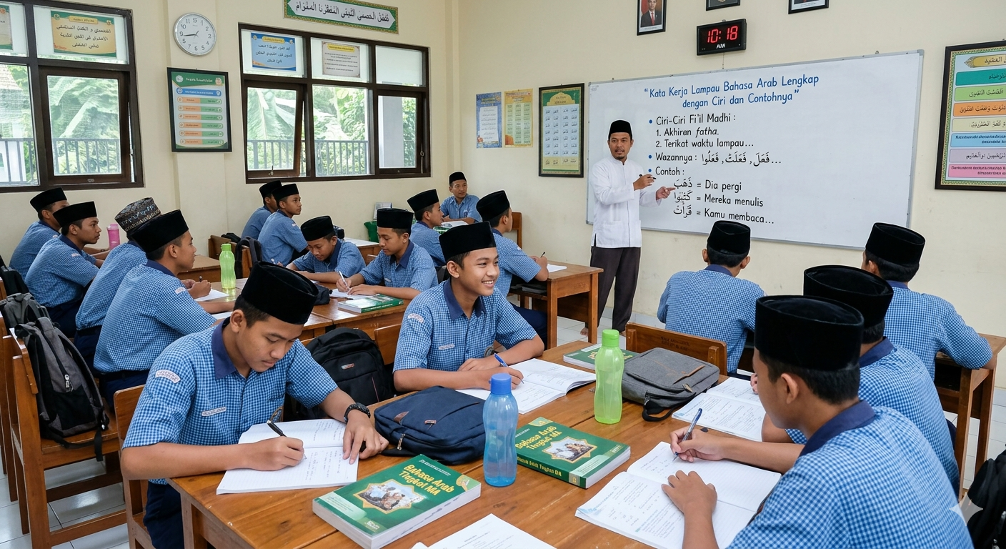 Kata Kerja Lampau Bahasa Arab Lengkap dengan Ciri dan Contohnya