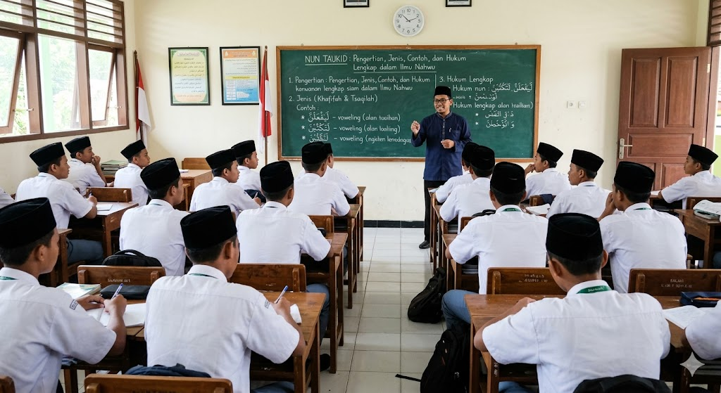 Nun Taukid: Pengertian, Jenis, Contoh, dan Hukum Lengkap dalam Ilmu Nahwu