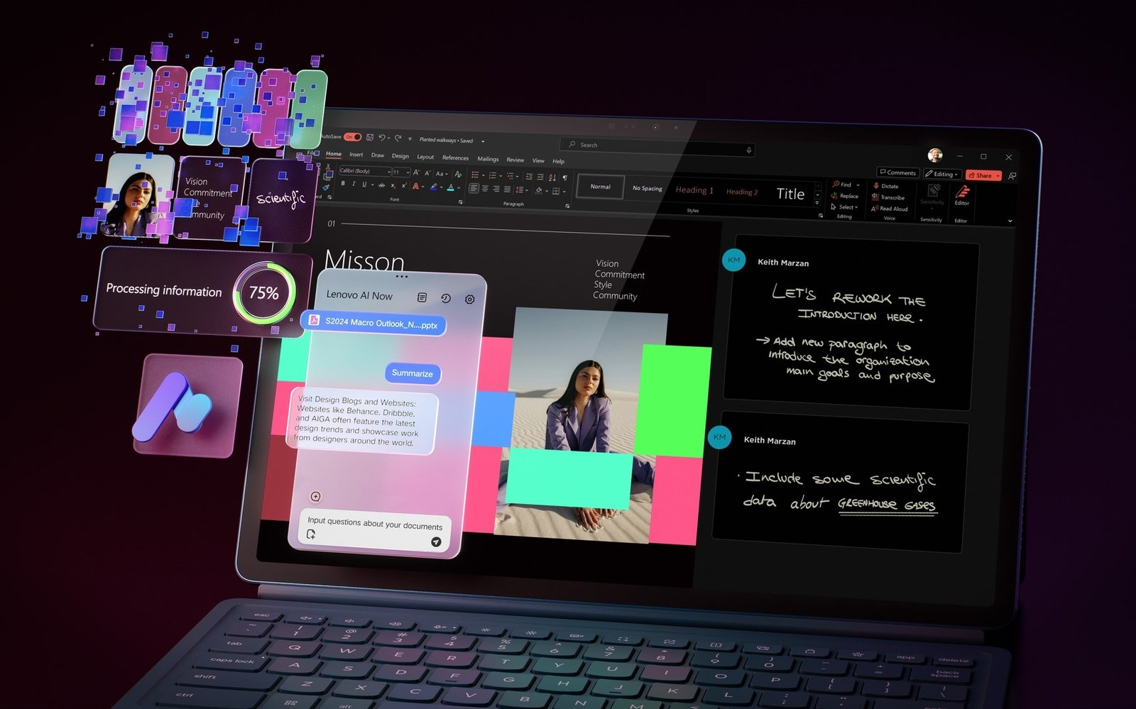 Cara Menggunakan Lenovo AI Now untuk Merangkum Dokumen