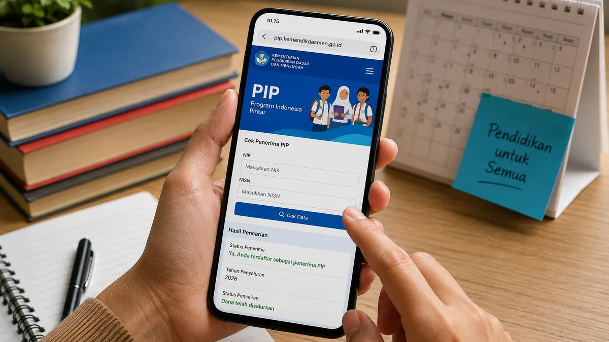 Cara Mengecek Nama Penerima PIP 2026 Secara Online, Cukup Pakai NISN dan NIK